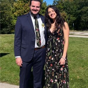 Black Floral Maxi Dress